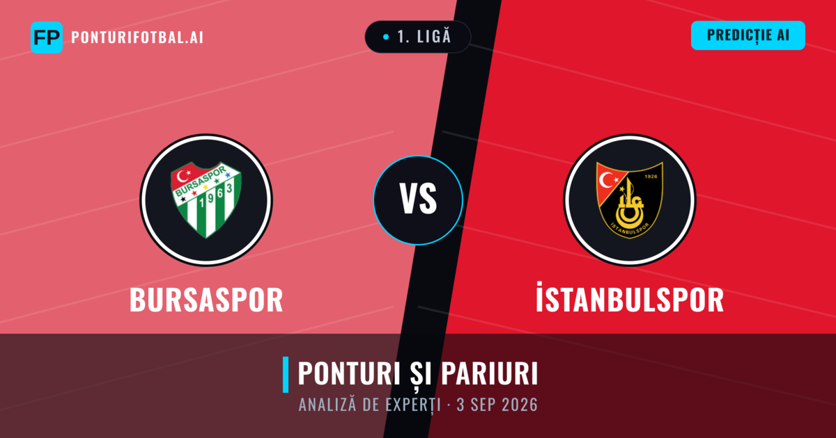 Bursaspor vs İstanbulspor — pronostic și avancronică meci