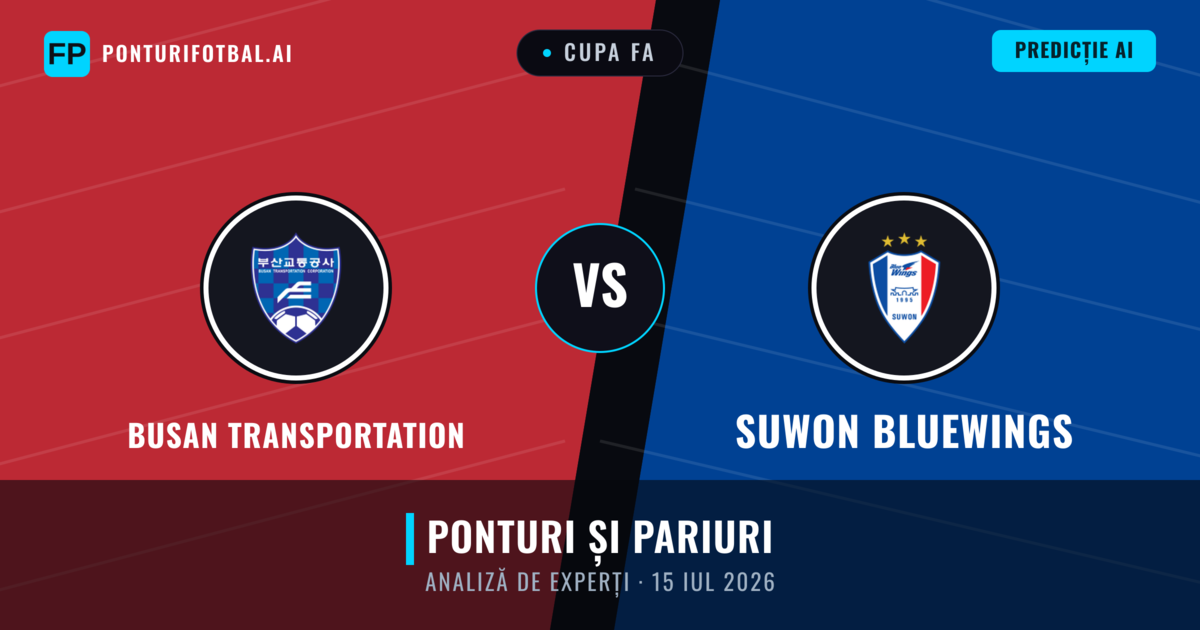Busan Transportation vs Suwon Bluewings — pronostic și avancronică meci