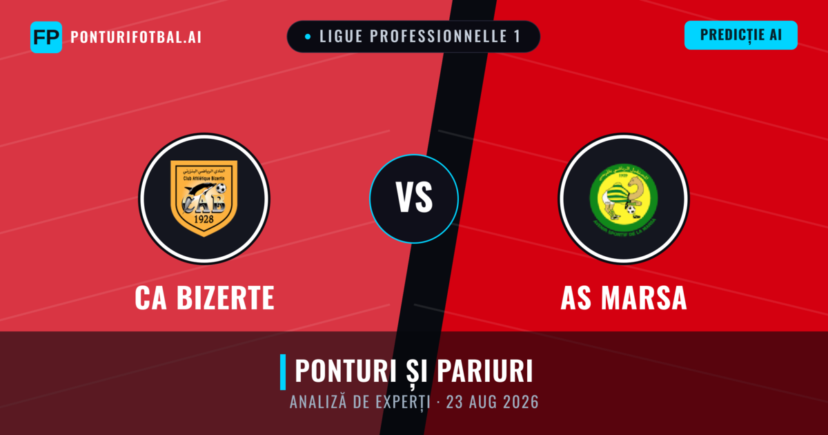 CA Bizerte vs AS Marsa — pronostic și avancronică meci