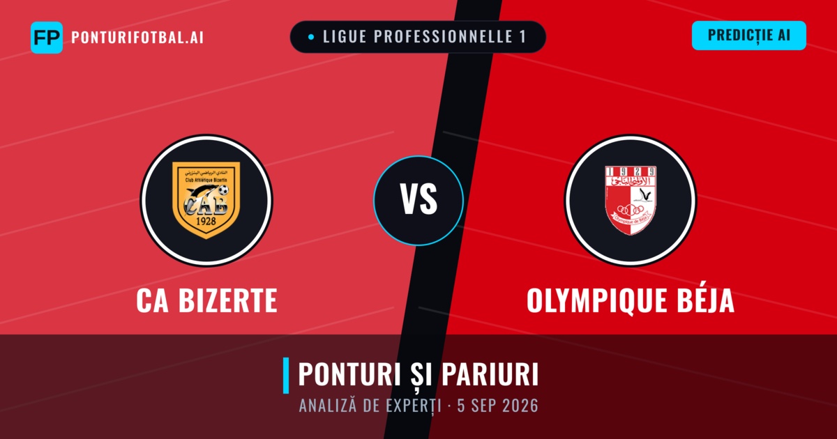 CA Bizerte vs Olympique Béja — pronostic și avancronică meci