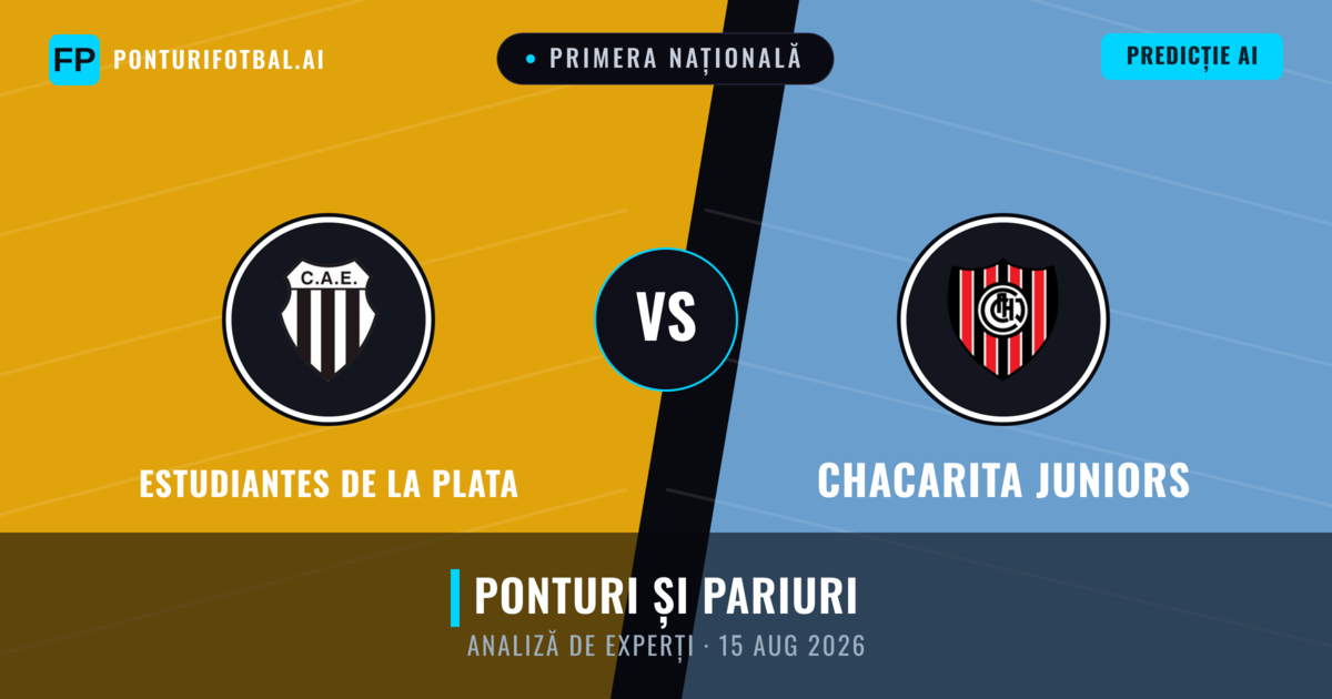 Estudiantes de La Plata vs Chacarita Juniors — pronostic și avancronică meci