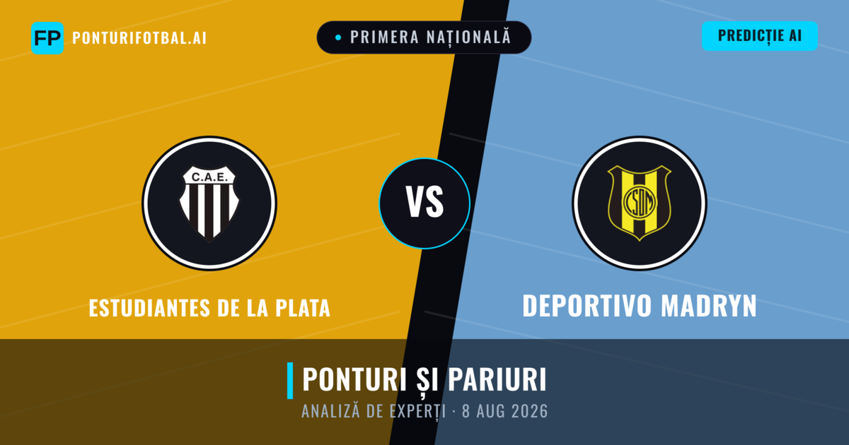 Estudiantes de La Plata vs Deportivo Madryn — pronostic și avancronică meci