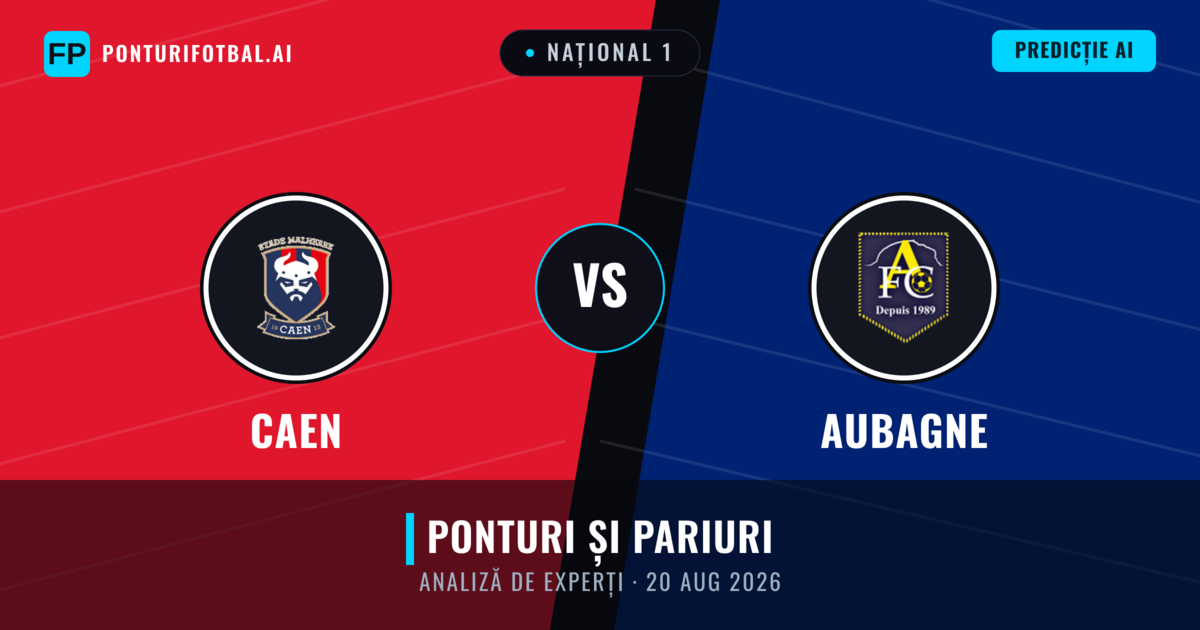 Caen vs Aubagne — pronostic și avancronică meci