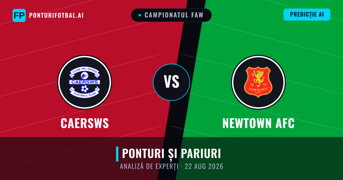 Caersws vs Newtown AFC — pronostic și avancronică meci