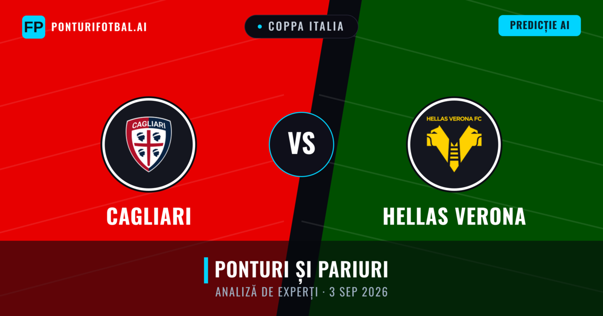 Cagliari vs Hellas Verona — pronostic și avancronică meci