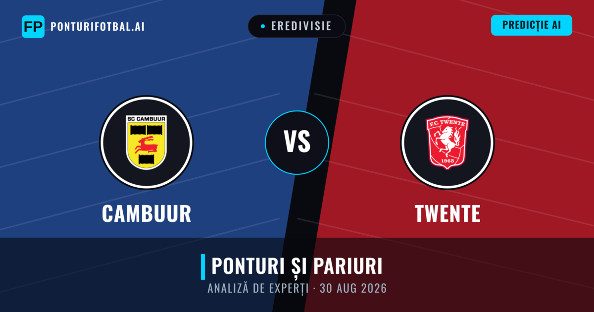 Cambuur vs Twente — pronostic și avancronică meci