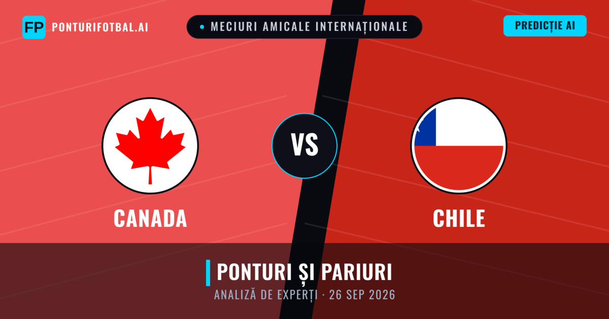 Canada vs Chile — pronostic și avancronică meci