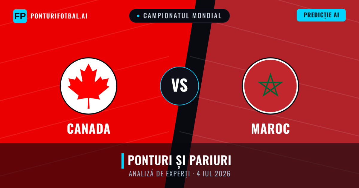 Canada vs Maroc — pronostic și avancronică meci