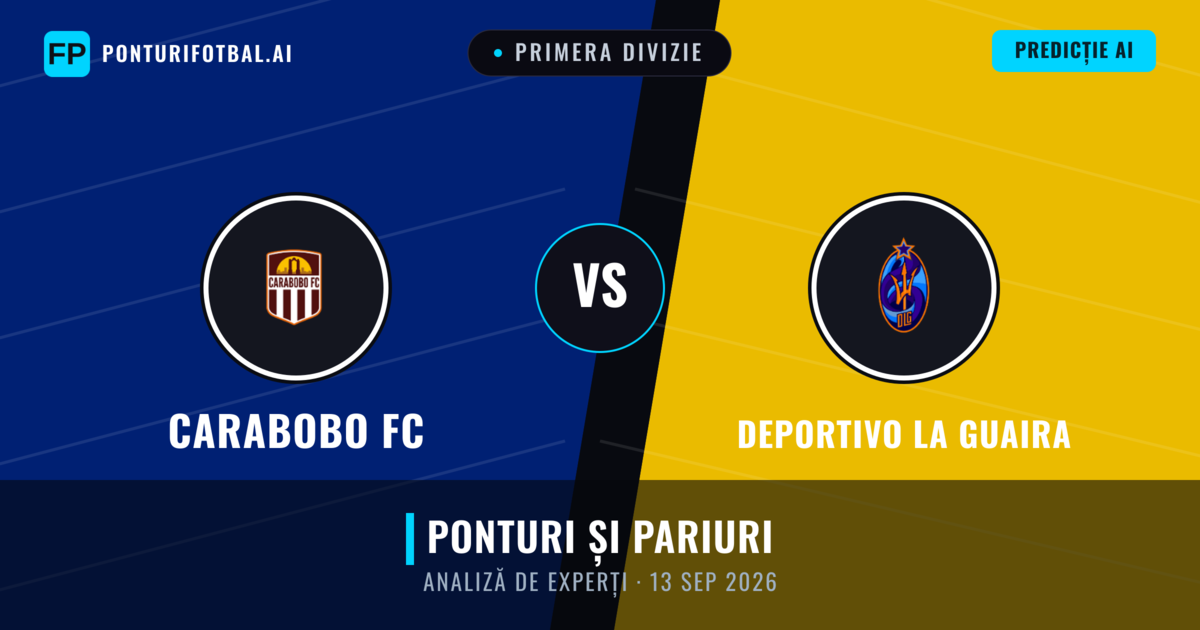 Carabobo FC vs Deportivo La Guaira — pronostic și avancronică meci