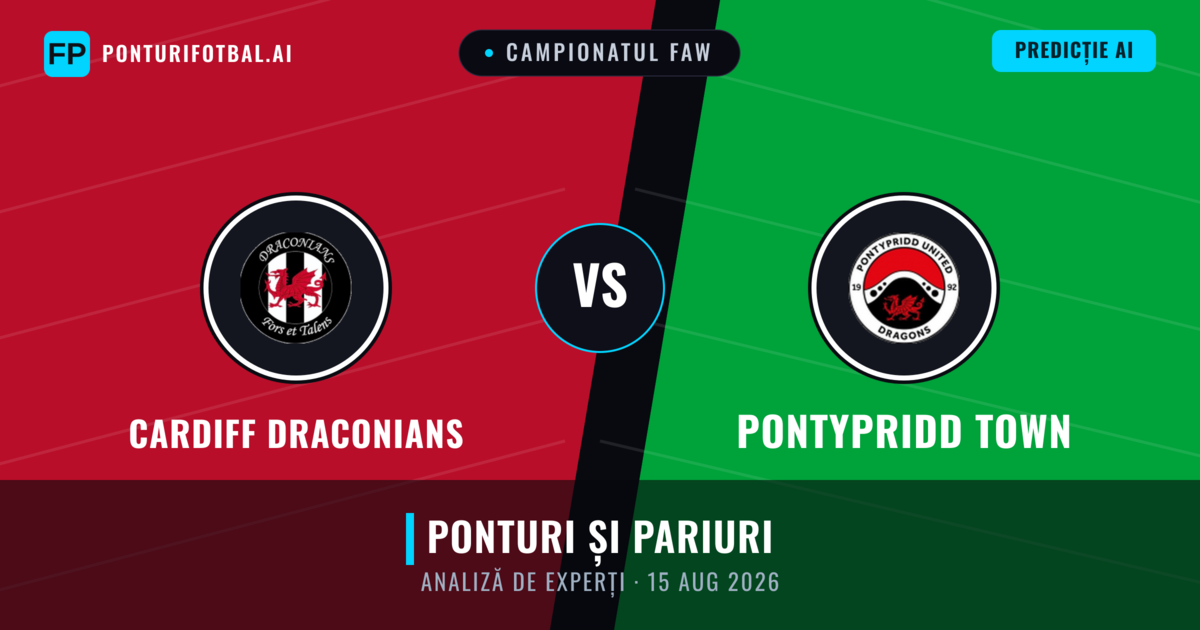 Cardiff Draconians vs Pontypridd Town — pronostic și avancronică meci
