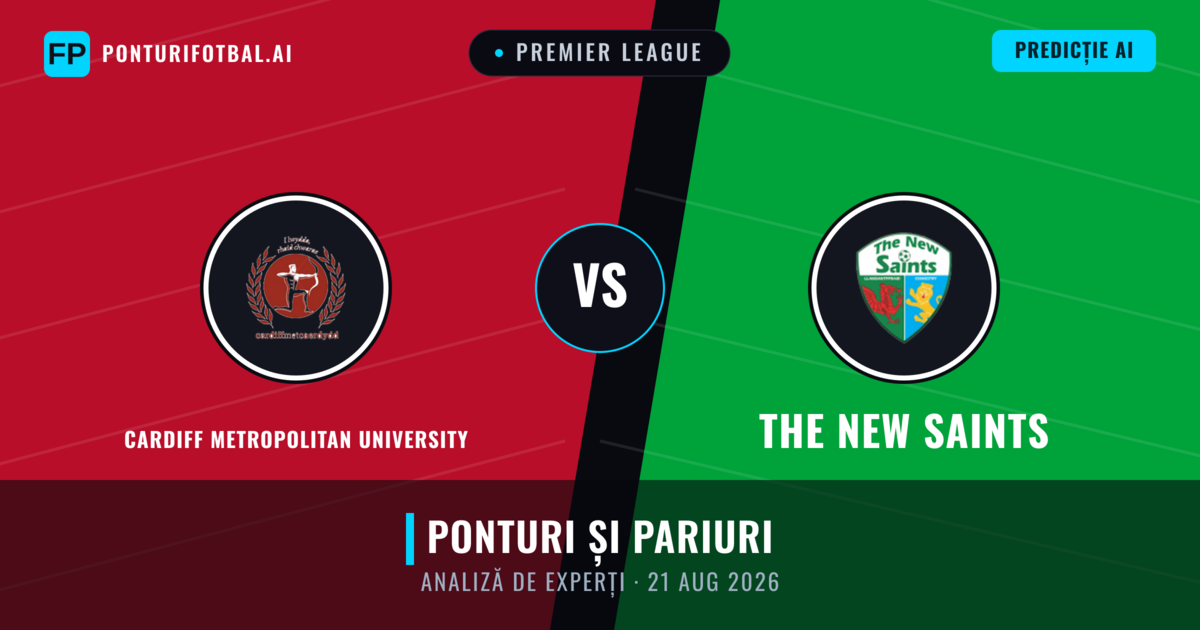 Cardiff Metropolitan University vs The New Saints — pronostic și avancronică meci