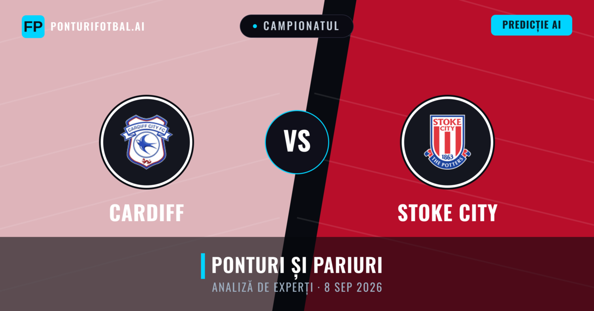 Cardiff vs Stoke City — pronostic și avancronică meci