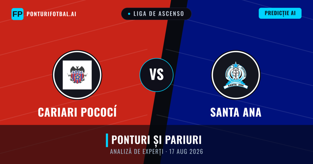 Cariari Pococí vs Santa Ana — pronostic și avancronică meci