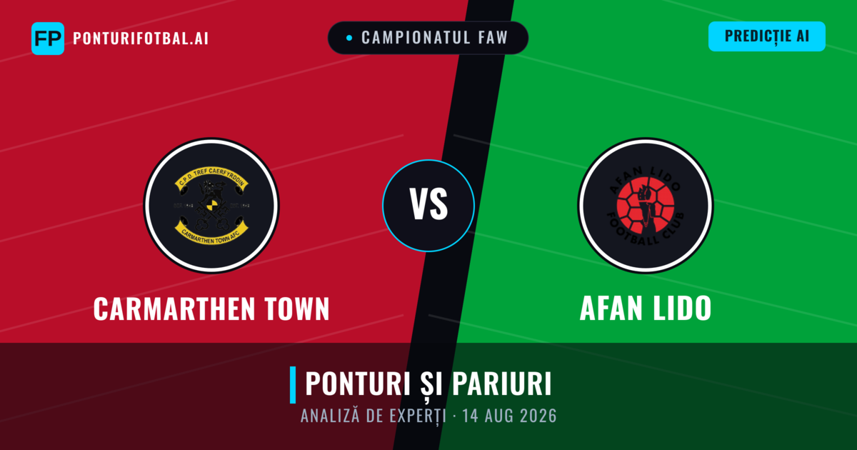 Carmarthen Town vs Afan Lido — pronostic și avancronică meci
