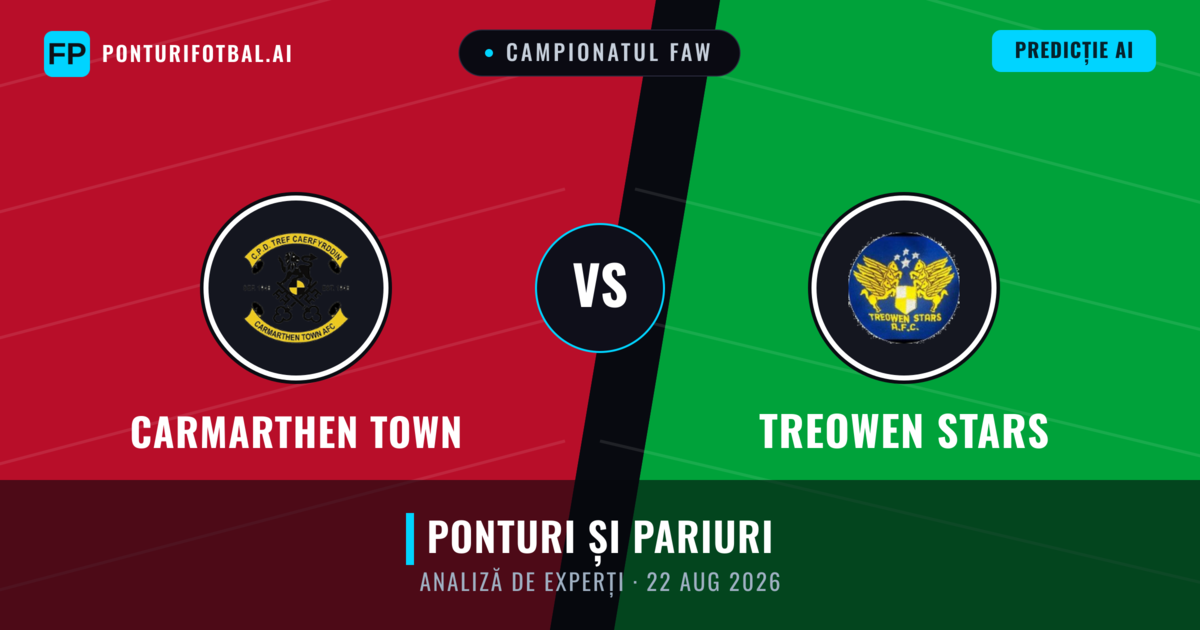 Carmarthen Town vs Treowen Stars — pronostic și avancronică meci