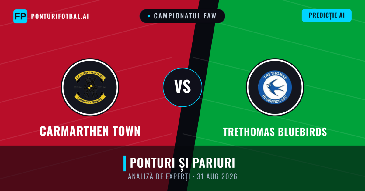 Carmarthen Town vs Trethomas Bluebirds — pronostic și avancronică meci