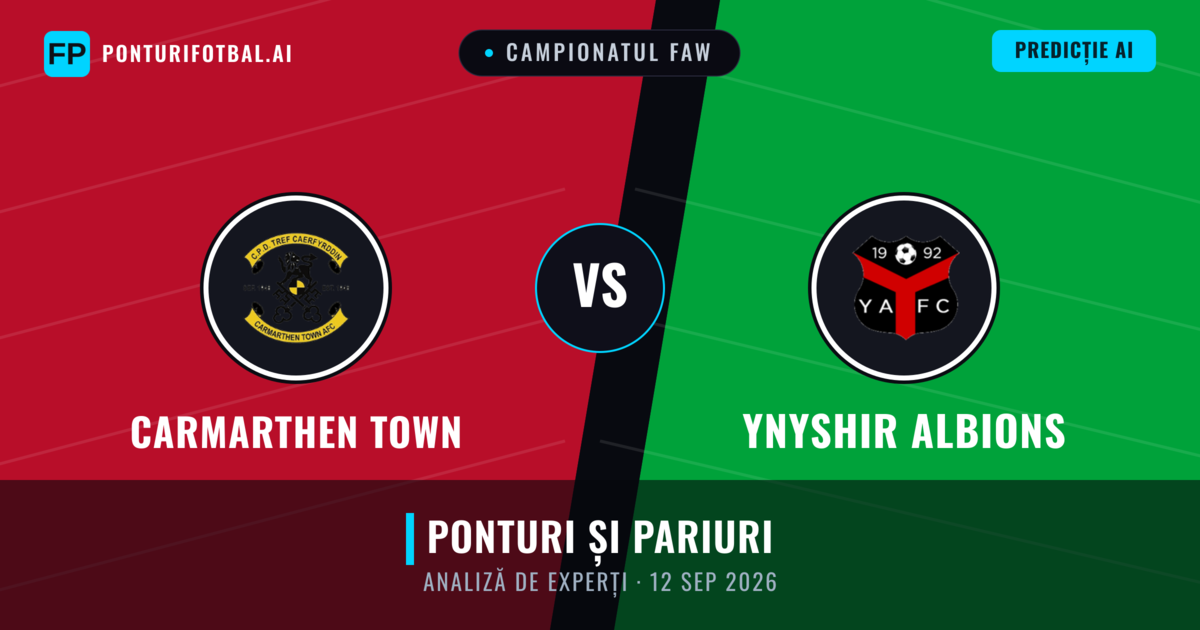Carmarthen Town vs Ynyshir Albions — pronostic și avancronică meci