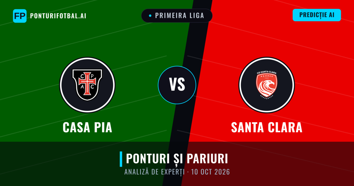Casa Pia vs Santa Clara — pronostic și avancronică meci