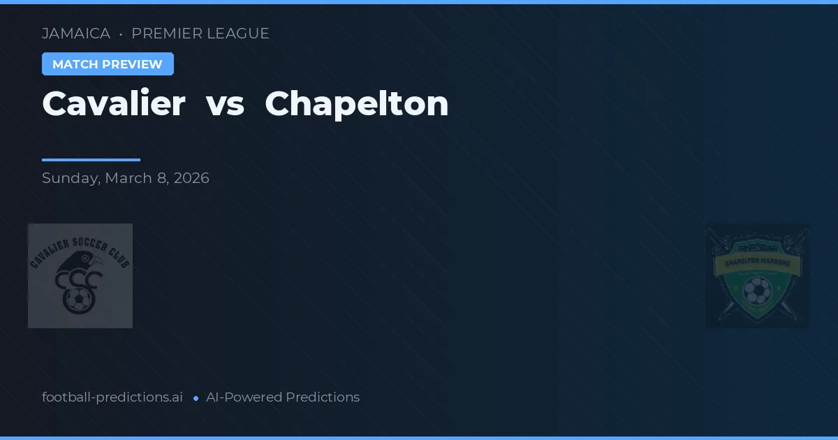 Cavalier vs Chapelton — pronostic și avancronică meci