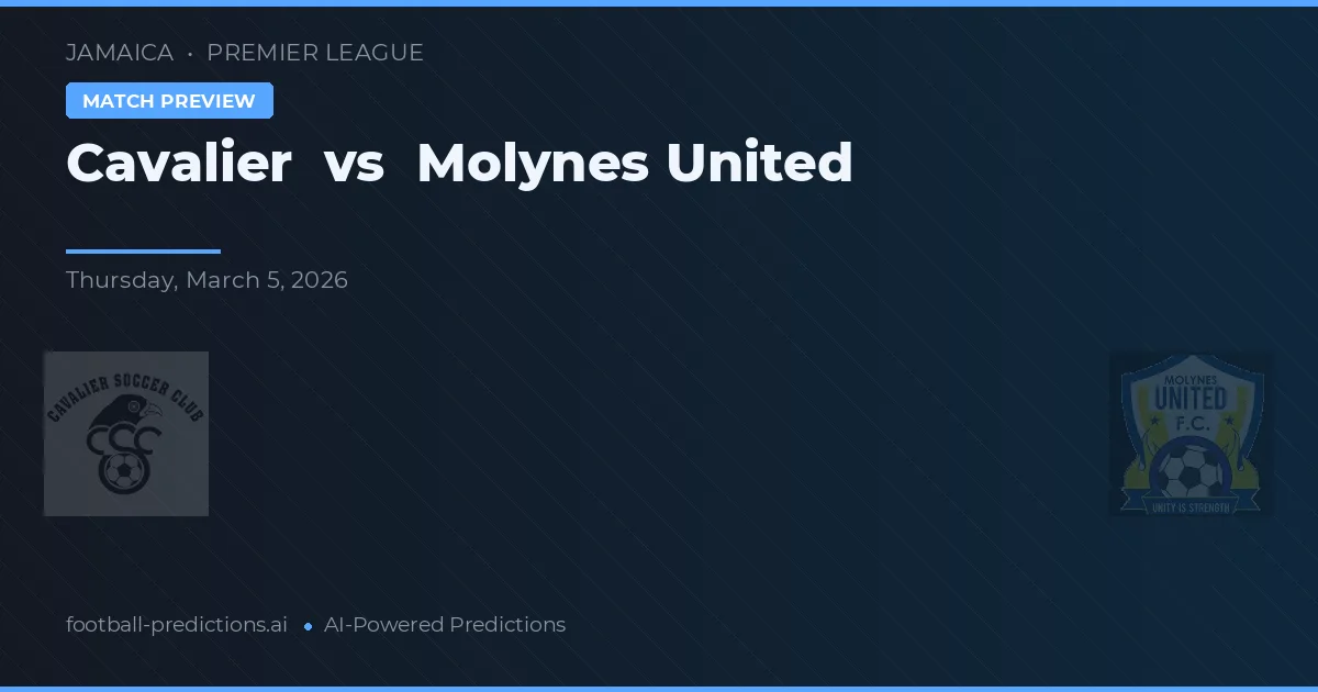 Cavalier vs Molynes United — pronostic și avancronică meci