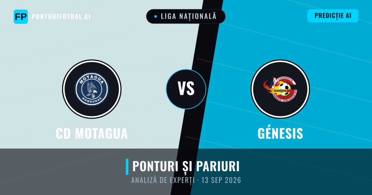 CD Motagua vs Génesis — pronostic și avancronică meci