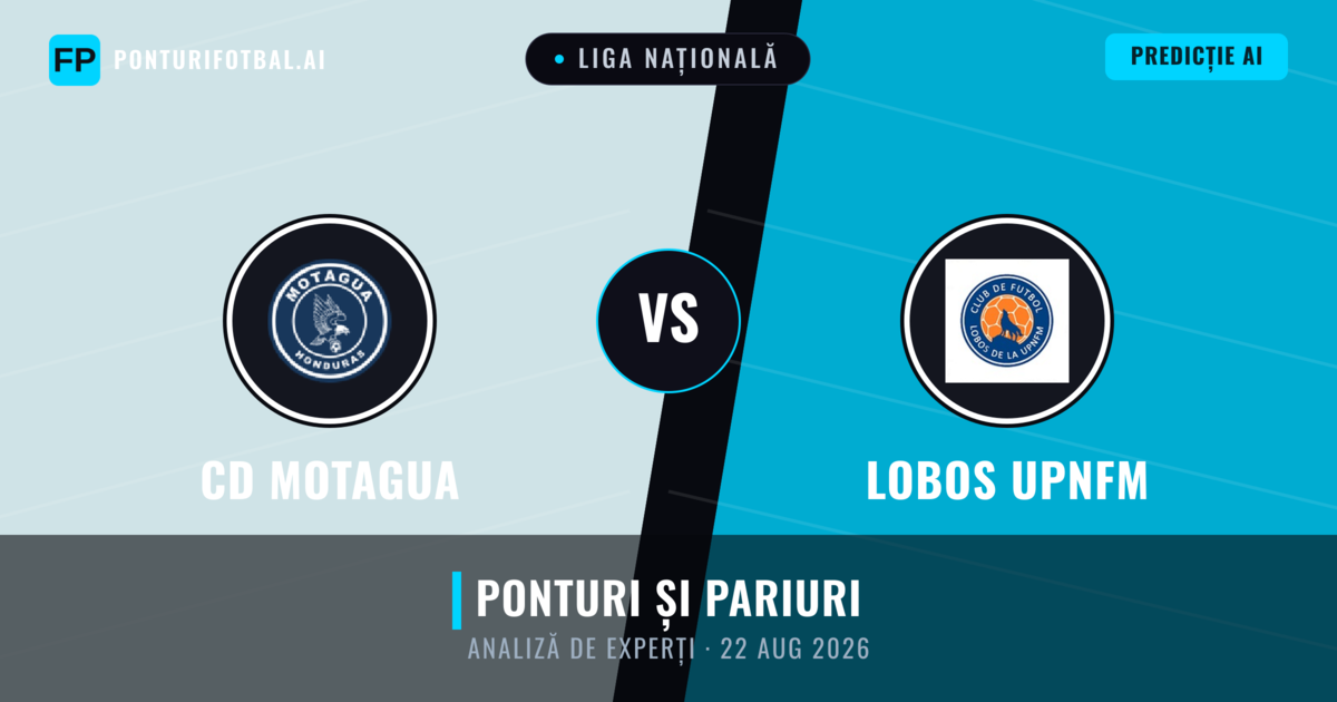 CD Motagua vs Lobos Upnfm — pronostic și avancronică meci