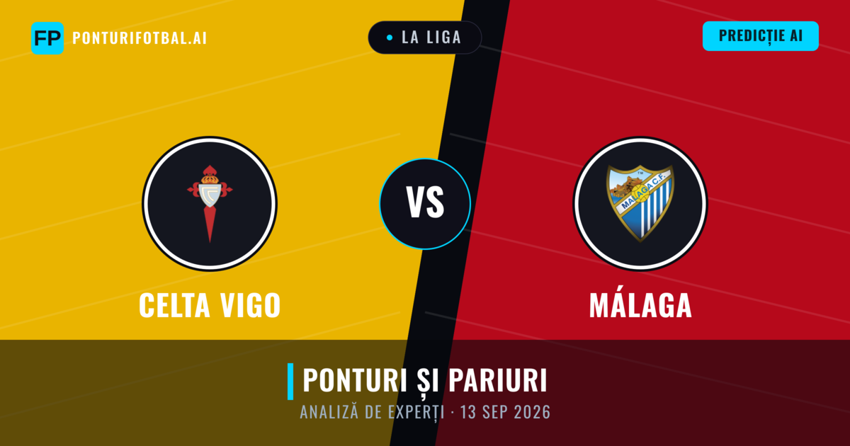 Celta Vigo vs Málaga — pronostic și avancronică meci