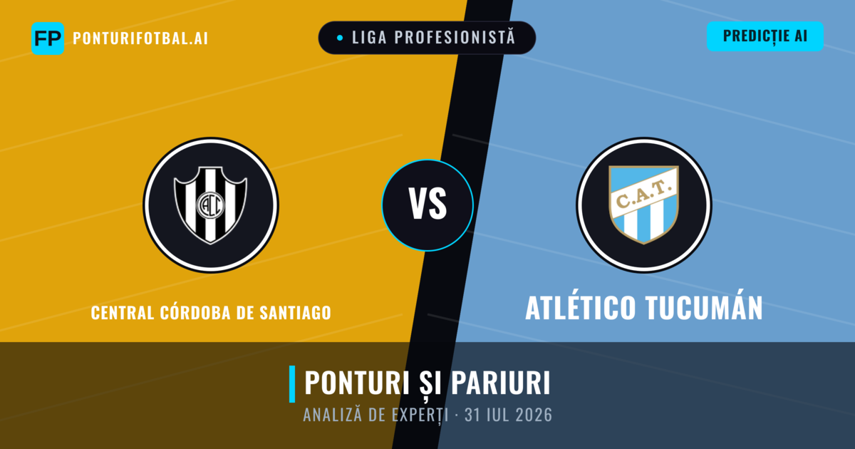 Central Córdoba de Santiago vs Atlético Tucumán — pronostic și avancronică meci