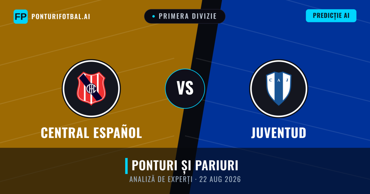 Central Español vs Juventud — pronostic și avancronică meci