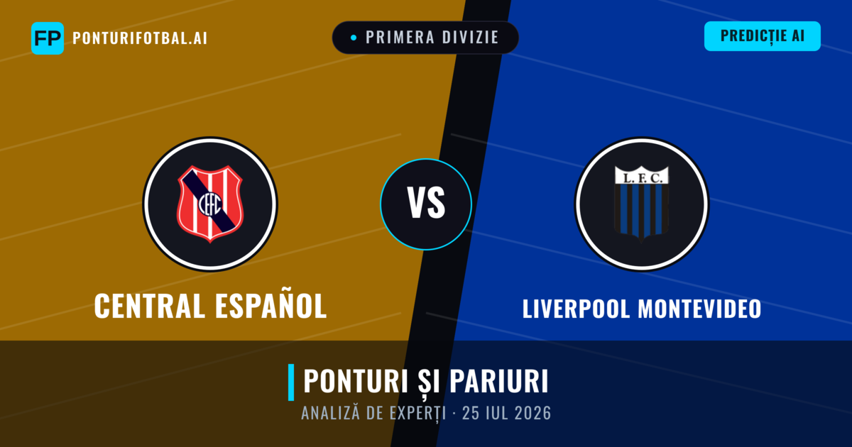 Central Español vs Liverpool Montevideo — pronostic și avancronică meci