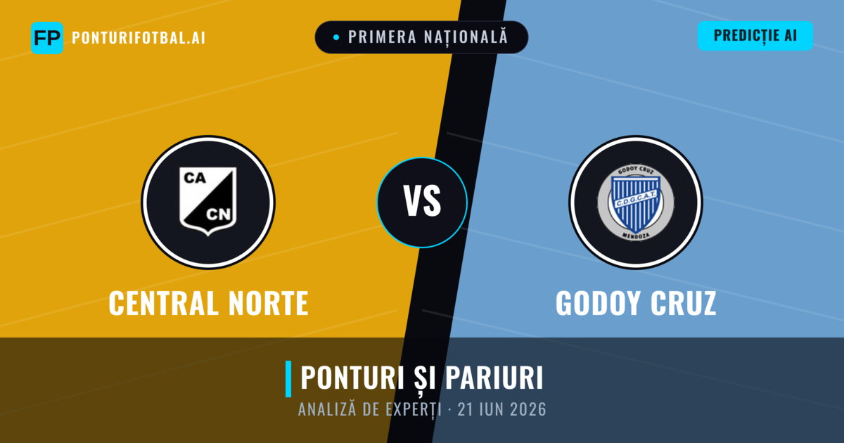 Central Norte vs Godoy Cruz — pronostic și avancronică meci