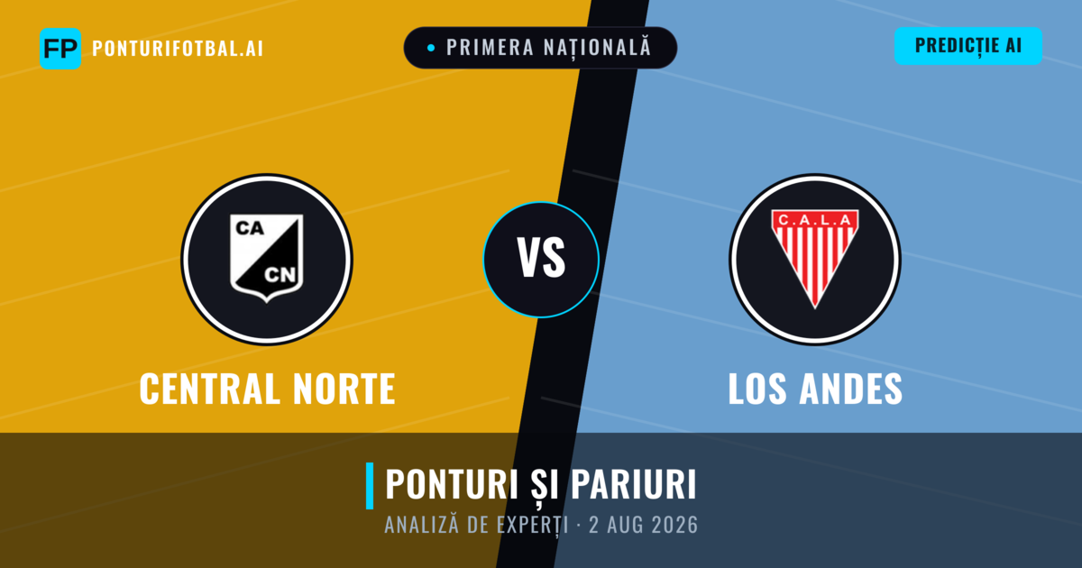 Central Norte vs Los Andes — pronostic și avancronică meci