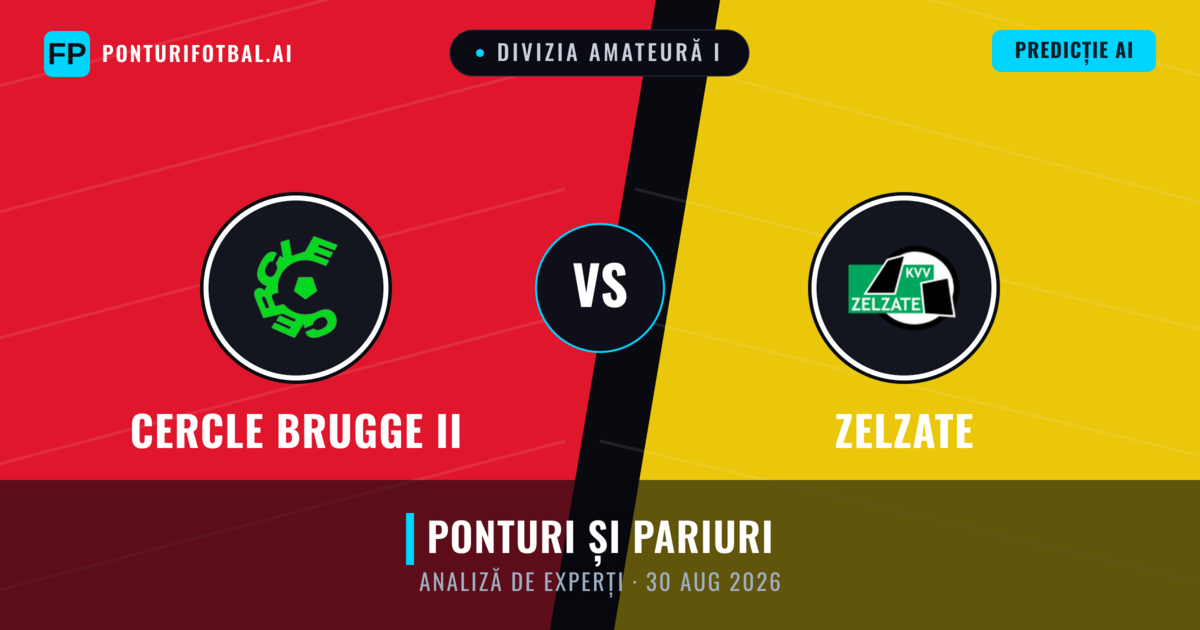 Cercle Brugge II vs Zelzate — pronostic și avancronică meci