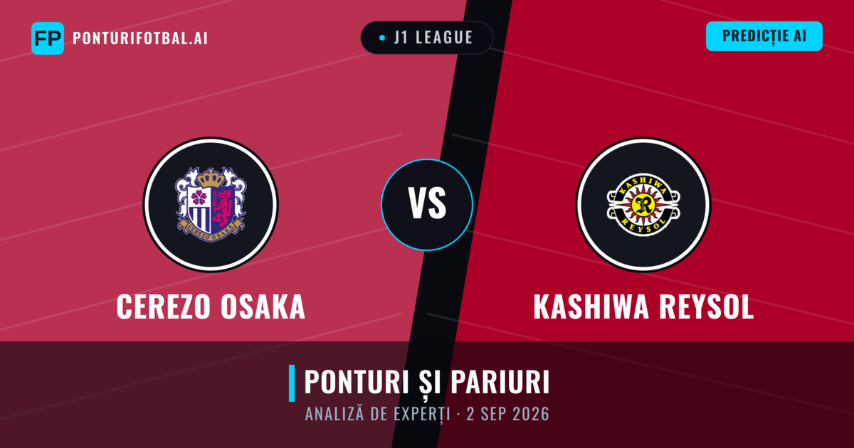 Cerezo Osaka vs Kashiwa Reysol — pronostic și avancronică meci