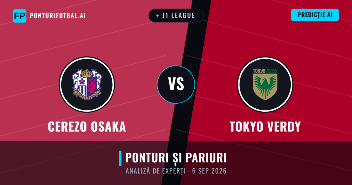 Cerezo Osaka vs Tokyo Verdy — pronostic și avancronică meci