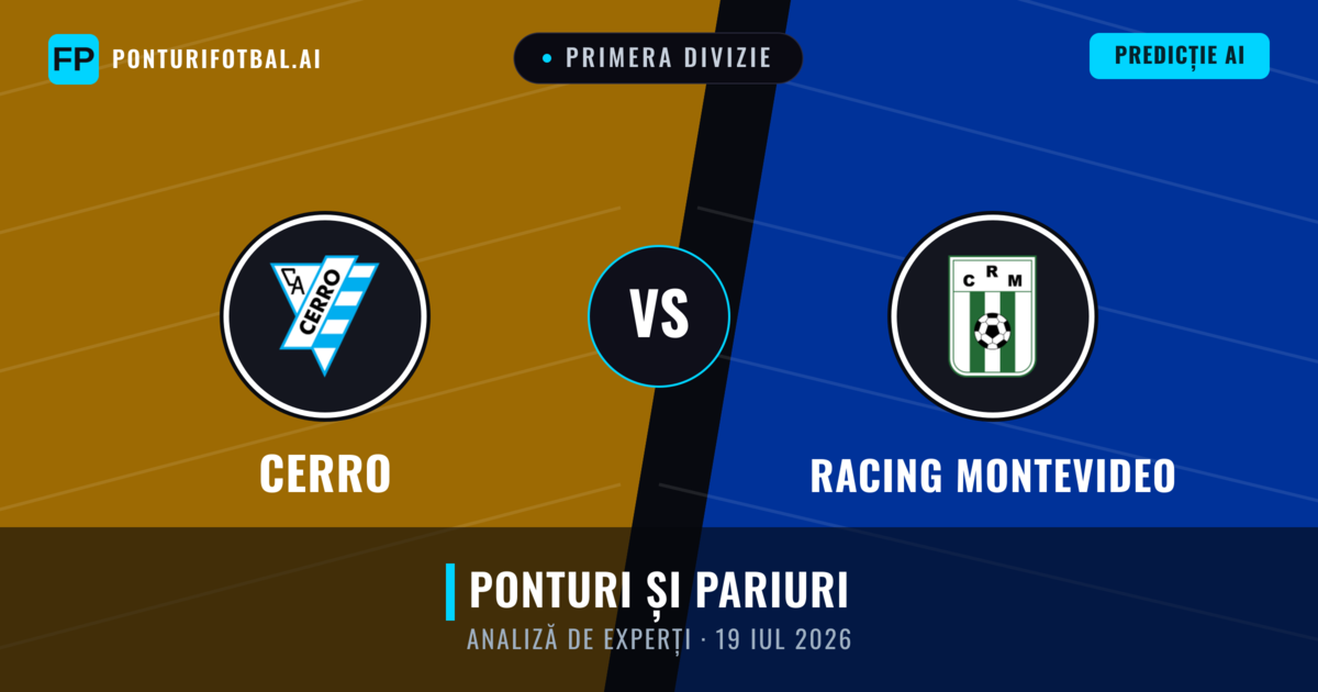 Cerro vs Racing Montevideo — pronostic și avancronică meci
