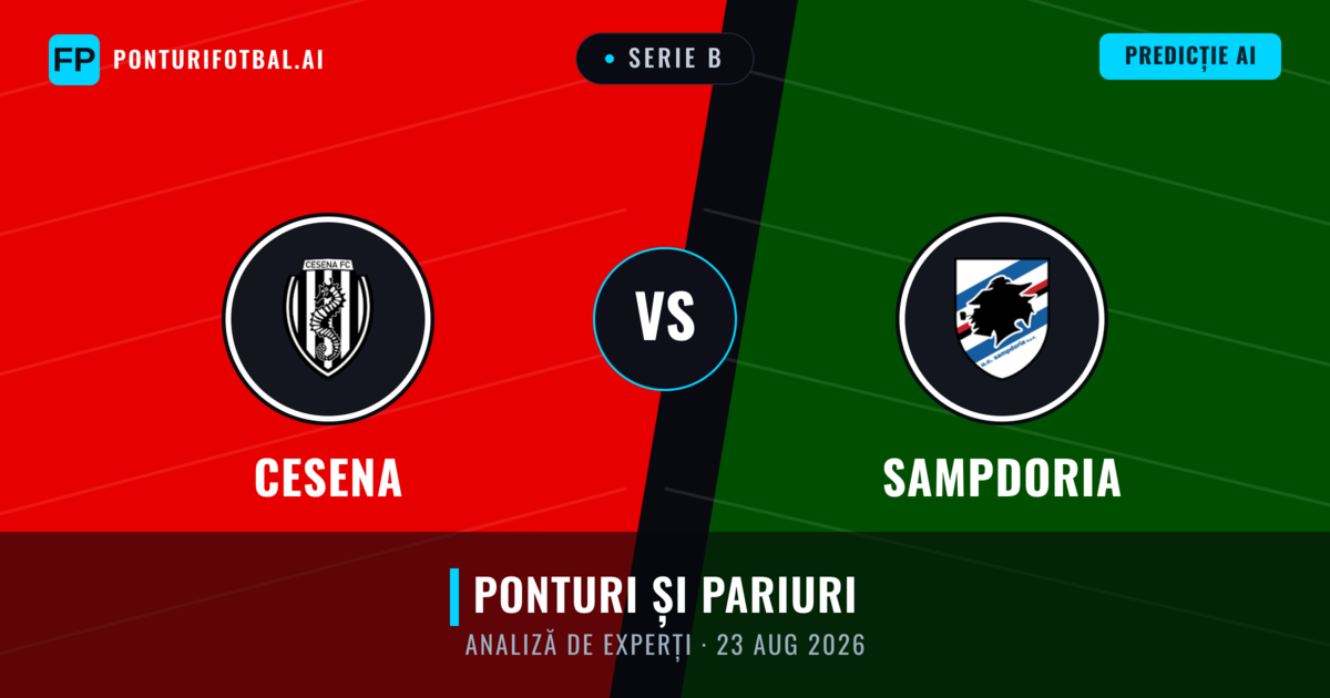 Cesena vs Sampdoria — pronostic și avancronică meci