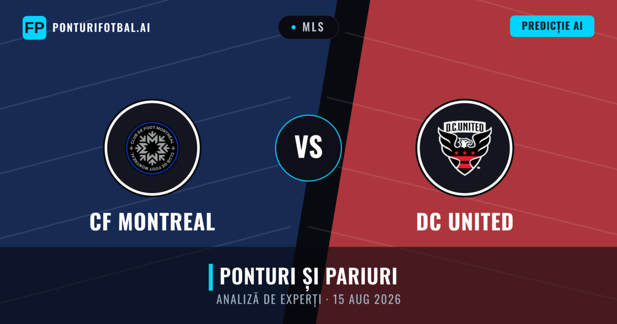 CF Montreal vs DC United — pronostic și avancronică meci