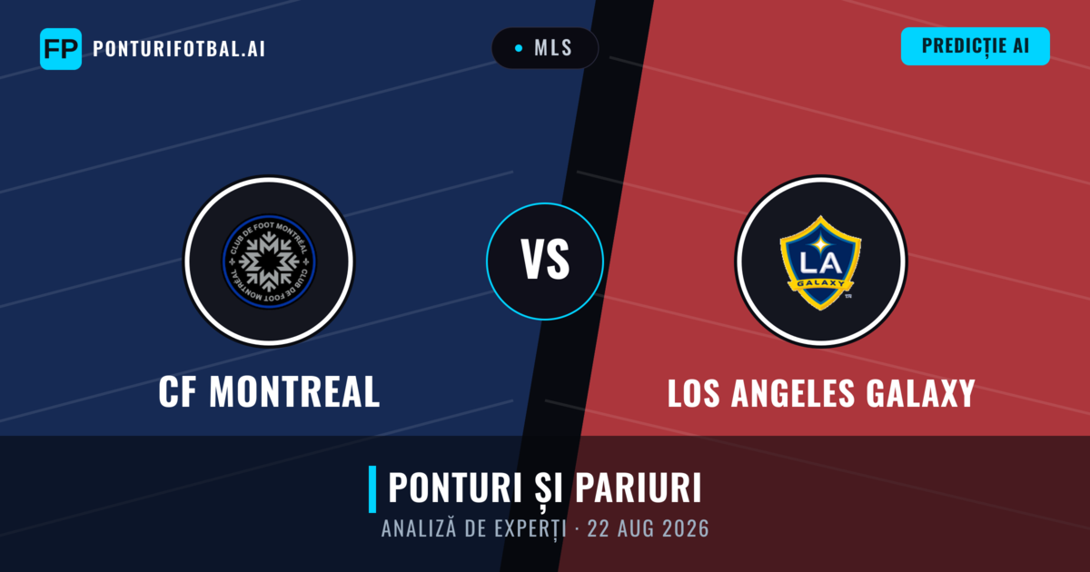 CF Montreal vs Los Angeles Galaxy — pronostic și avancronică meci