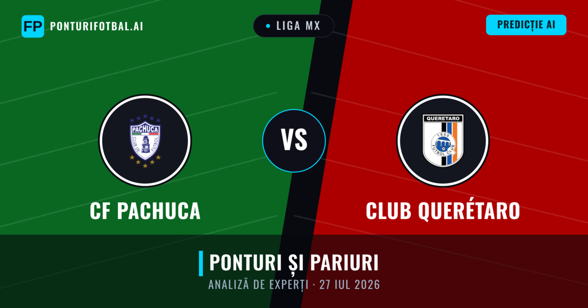 CF Pachuca vs Club Querétaro — pronostic și avancronică meci