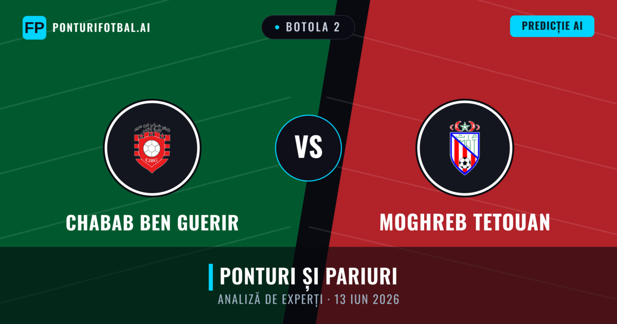 Chabab Ben Guerir vs Moghreb Tetouan — pronostic și avancronică meci