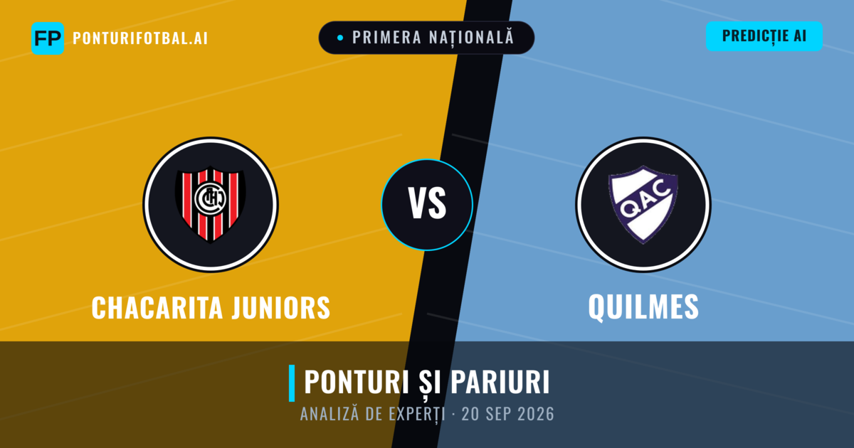 Chacarita Juniors vs Quilmes — pronostic și avancronică meci
