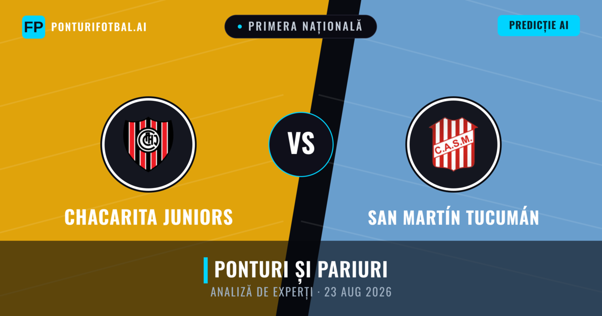 Chacarita Juniors vs San Martín Tucumán — pronostic și avancronică meci