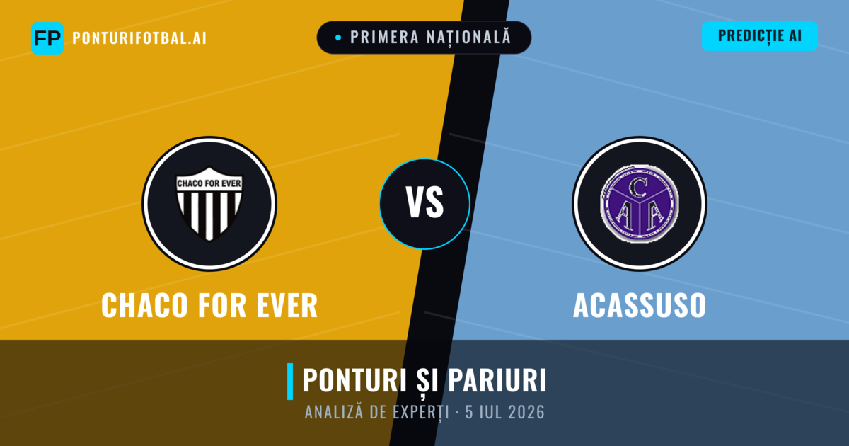 Chaco For Ever vs Acassuso — pronostic și avancronică meci