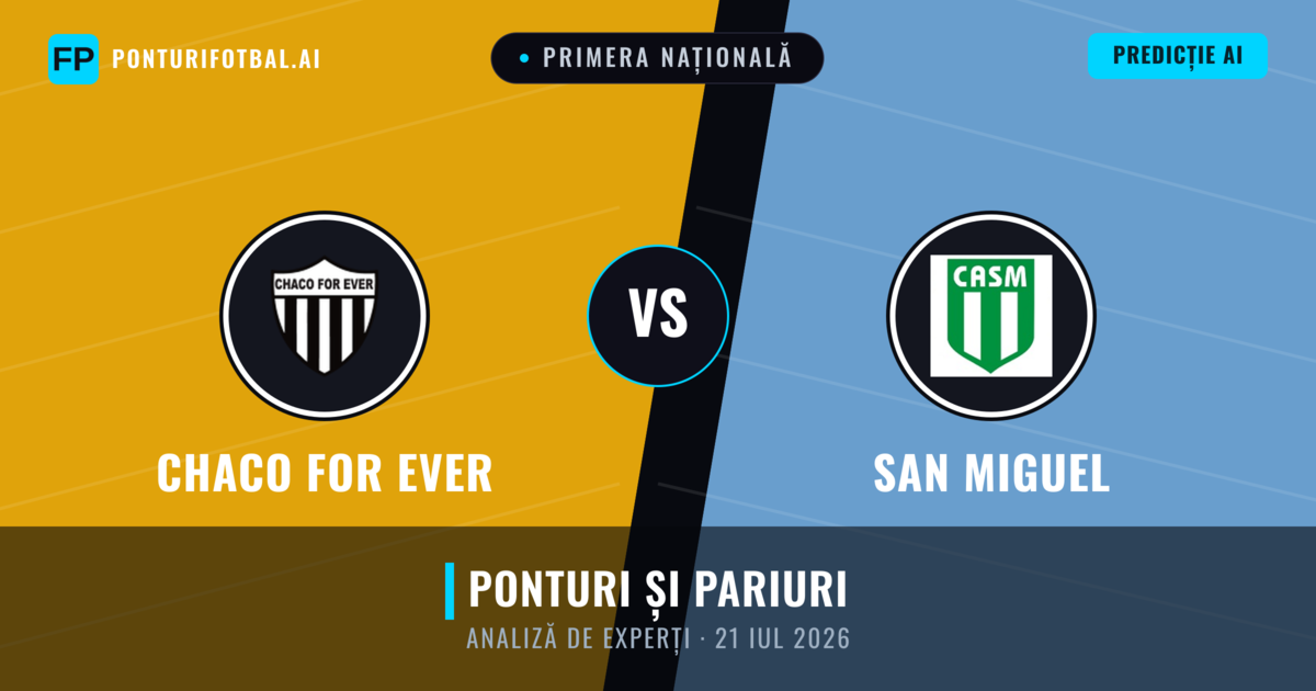 Chaco For Ever vs San Miguel — pronostic și avancronică meci
