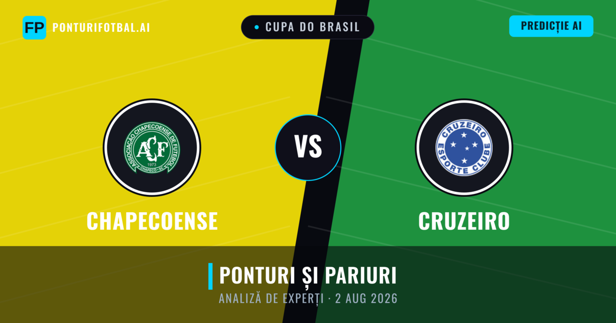 Chapecoense vs Cruzeiro — pronostic și avancronică meci