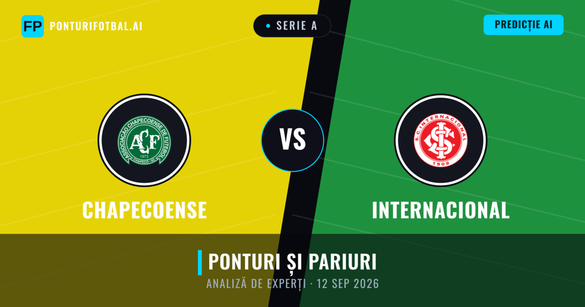 Chapecoense vs Internacional — pronostic și avancronică meci