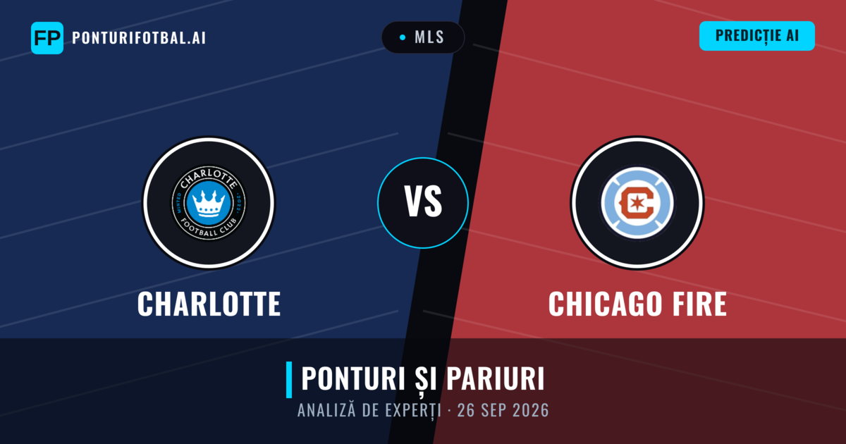Charlotte vs Chicago Fire — pronostic și avancronică meci