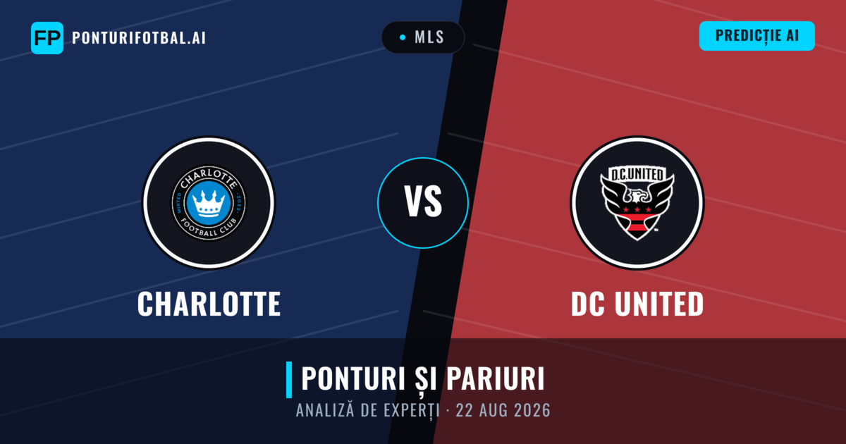 Charlotte vs DC United — pronostic și avancronică meci