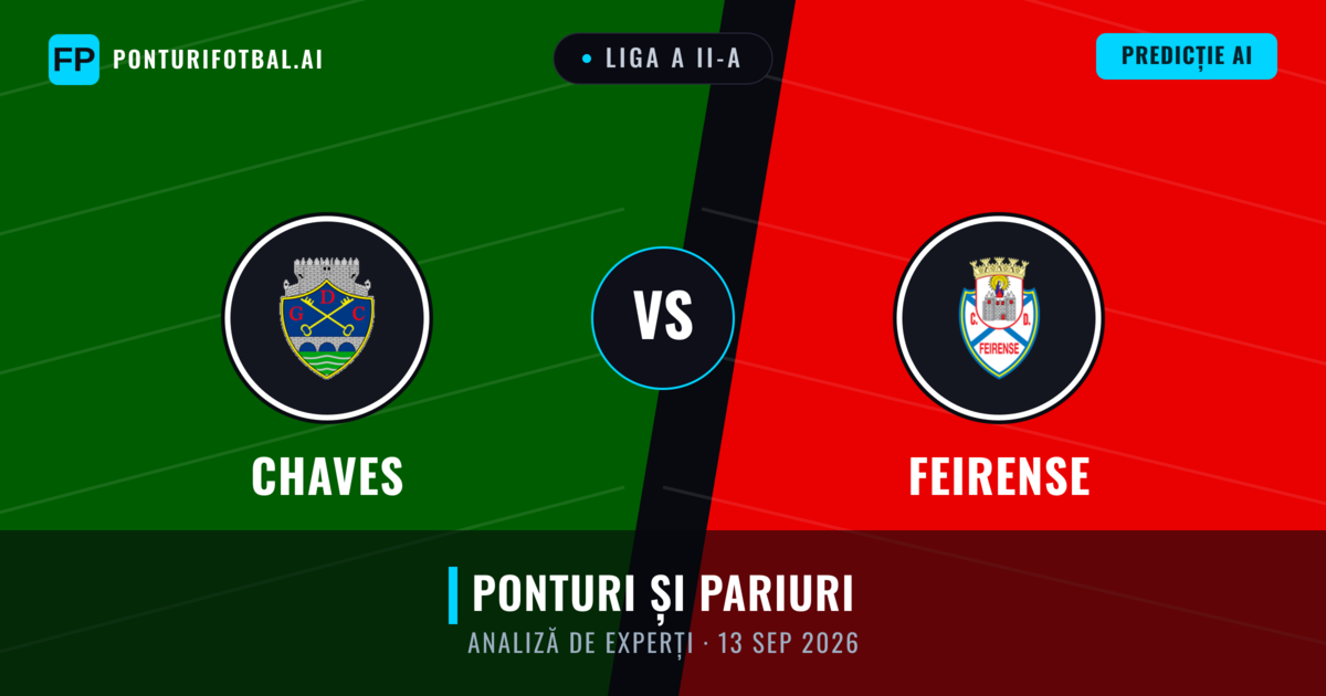 Chaves vs Feirense — pronostic și avancronică meci